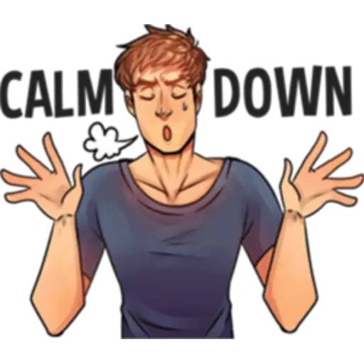 Набор стикеров Cool Guy для WhatsApp 30