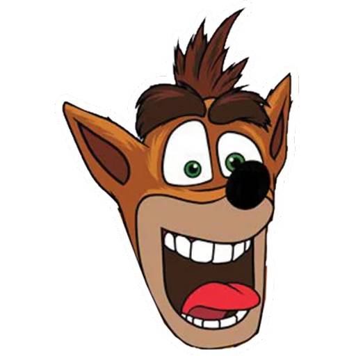 Набор стикеров Crash Bandicoot 1 для WhatsApp 20