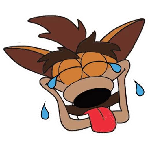 Набор стикеров Crash Bandicoot 1 для WhatsApp 22