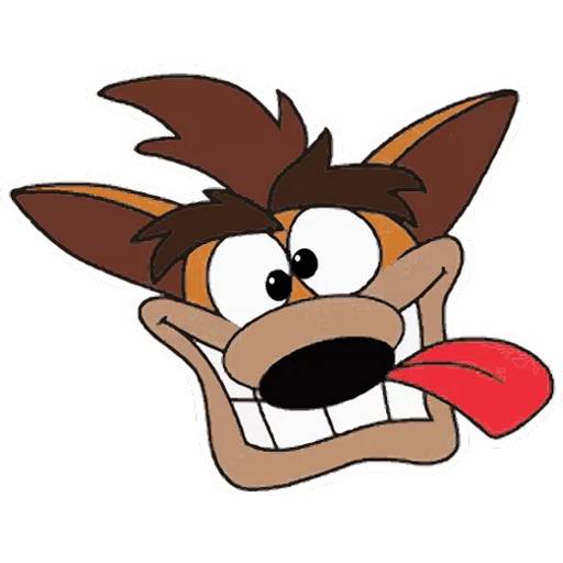 Набор стикеров Crash Bandicoot 1 для WhatsApp 23