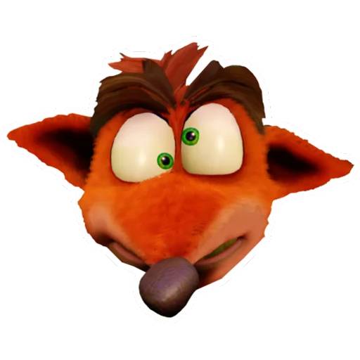 Набор стикеров Crash Bandicoot 1 для WhatsApp 3