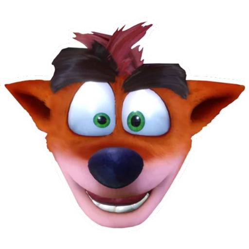 Набор стикеров Crash Bandicoot 1 для WhatsApp 30