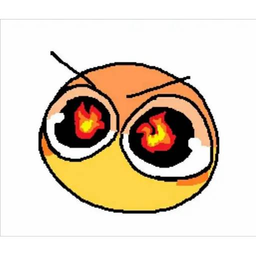 Набор стикеров cursed emojis 2 для WhatsApp 20