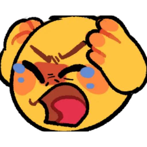 Набор стикеров cursed emojis 2 для WhatsApp 22