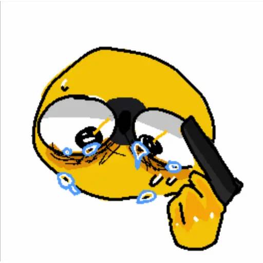 Набор стикеров cursed emojis 2 для WhatsApp 29