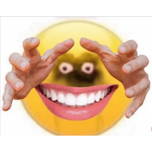 Набор стикеров cursed emojis для WhatsApp 1