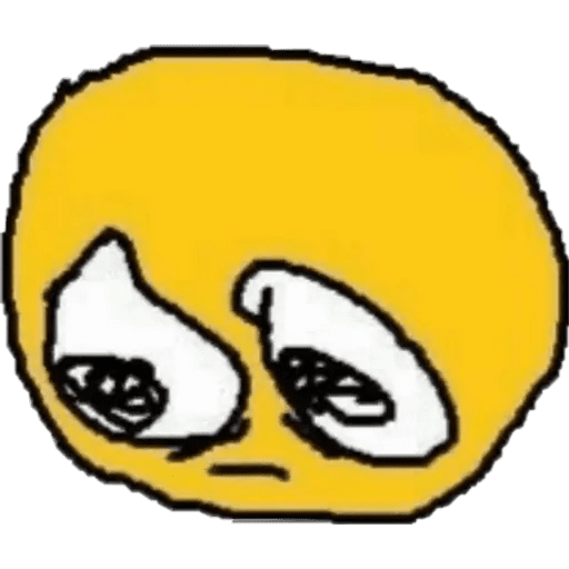 Набор стикеров cursed emojis для WhatsApp 14