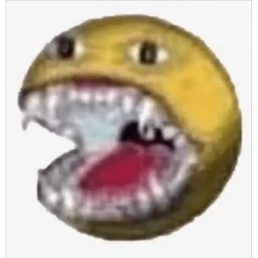 Набор стикеров cursed emojis для WhatsApp 17