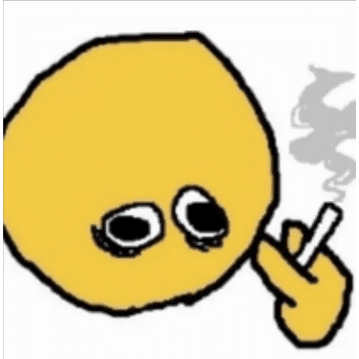 Набор стикеров cursed emojis для WhatsApp 26