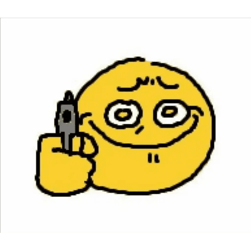 Набор стикеров cursed emojis для WhatsApp 27