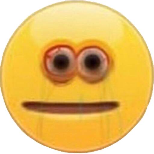 Набор стикеров Cursed Emojis L U X E для WhatsApp 1