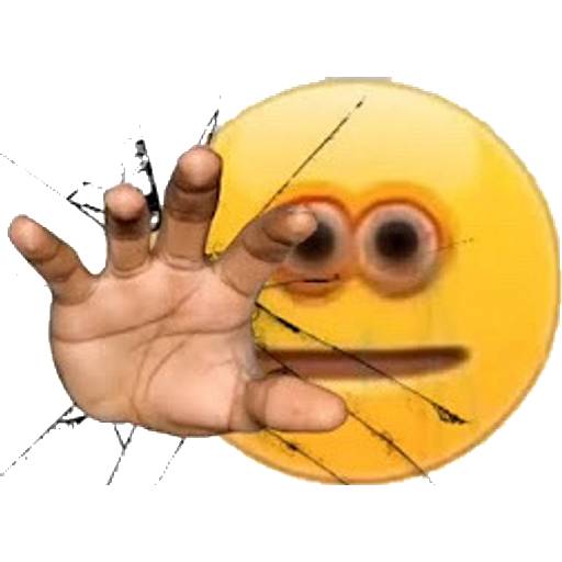 Набор стикеров Cursed Emojis L U X E для WhatsApp 17