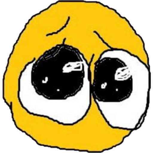 Набор стикеров Cursed Emojis L U X E для WhatsApp 3