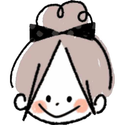 Набор стикеров Cute Girl Emoji для WhatsApp 1