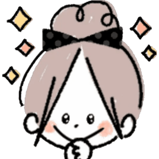 Набор стикеров Cute Girl Emoji для WhatsApp 10