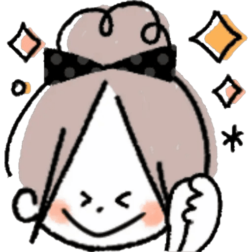 Набор стикеров Cute Girl Emoji для WhatsApp 11