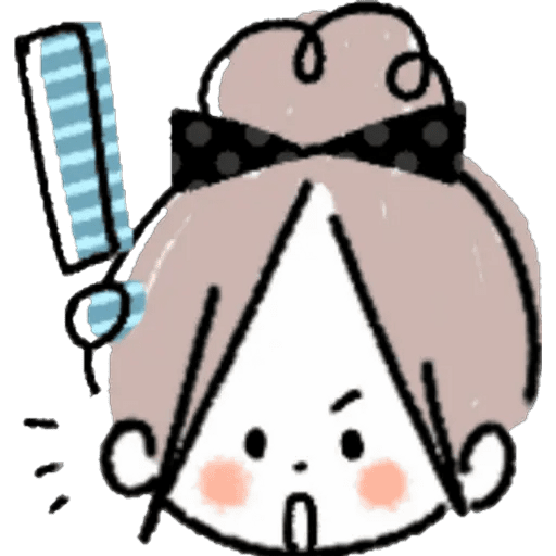 Набор стикеров Cute Girl Emoji для WhatsApp 14