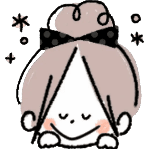 Набор стикеров Cute Girl Emoji для WhatsApp 15