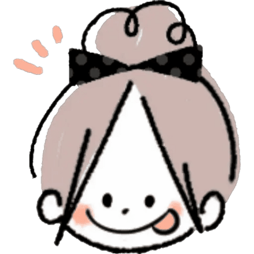 Набор стикеров Cute Girl Emoji для WhatsApp 16