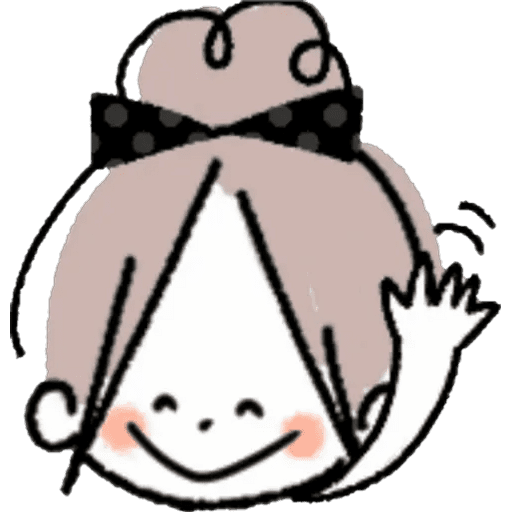 Набор стикеров Cute Girl Emoji для WhatsApp 20