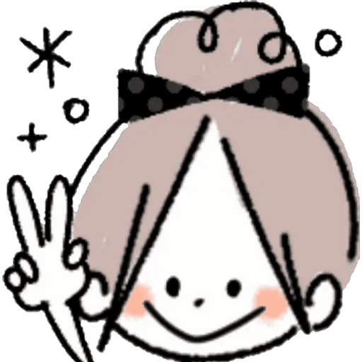 Набор стикеров Cute Girl Emoji для WhatsApp 3