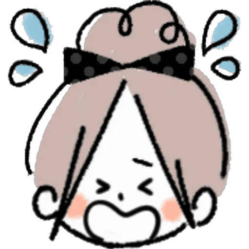 Набор стикеров Cute Girl Emoji для WhatsApp 30