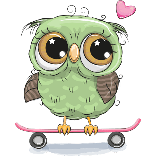 Набор стикеров Cute Owls для WhatsApp 10