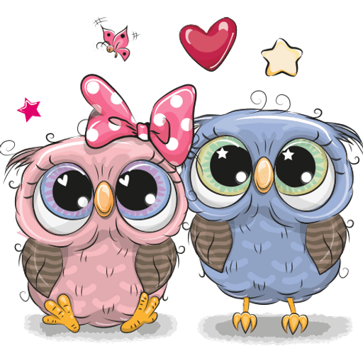 Набор стикеров Cute Owls для WhatsApp 14