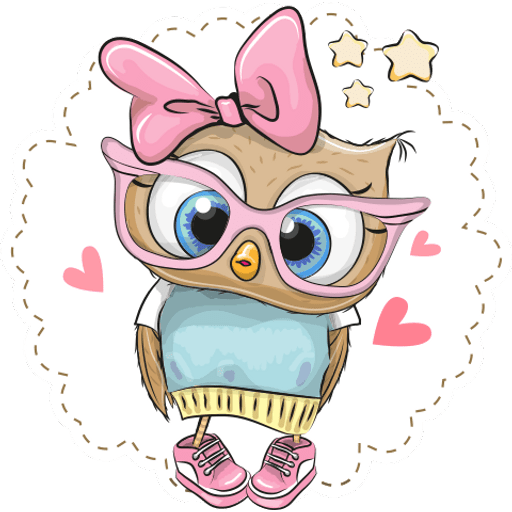 Набор стикеров Cute Owls для WhatsApp 16