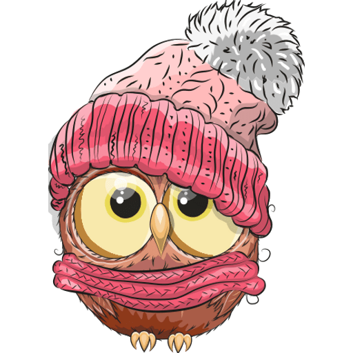 Набор стикеров Cute Owls для WhatsApp 18