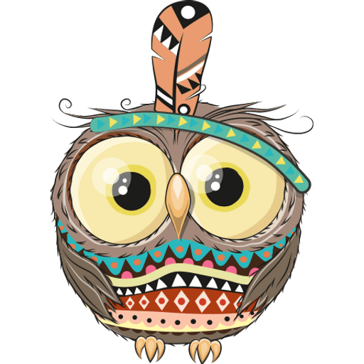 Набор стикеров Cute Owls для WhatsApp 19