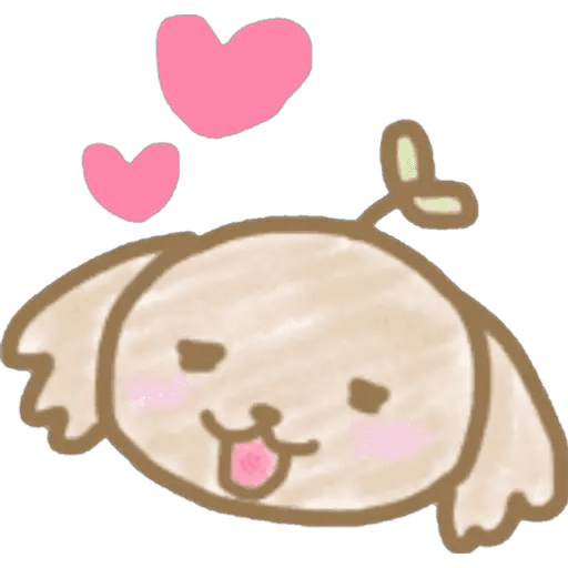 Набор стикеров Cute Puppy Emojis для WhatsApp 1
