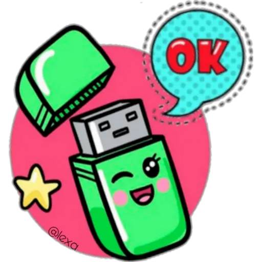 Набор стикеров 💜Cute Words💜 для WhatsApp 12