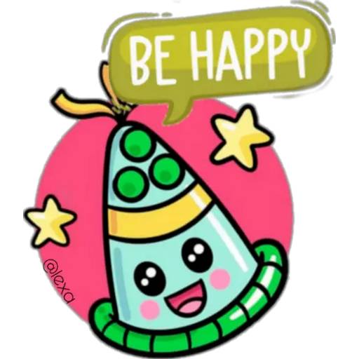 Набор стикеров 💜Cute Words💜 для WhatsApp 15