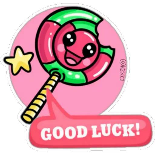 Набор стикеров 💜Cute Words💜 для WhatsApp 2