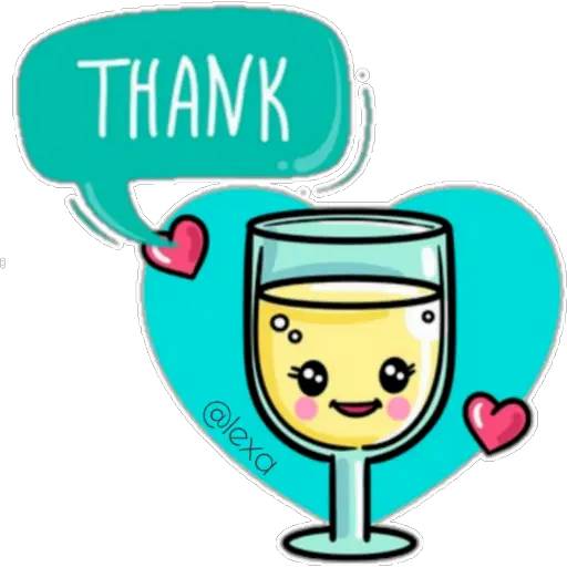 Набор стикеров 💜Cute Words💜 для WhatsApp 20