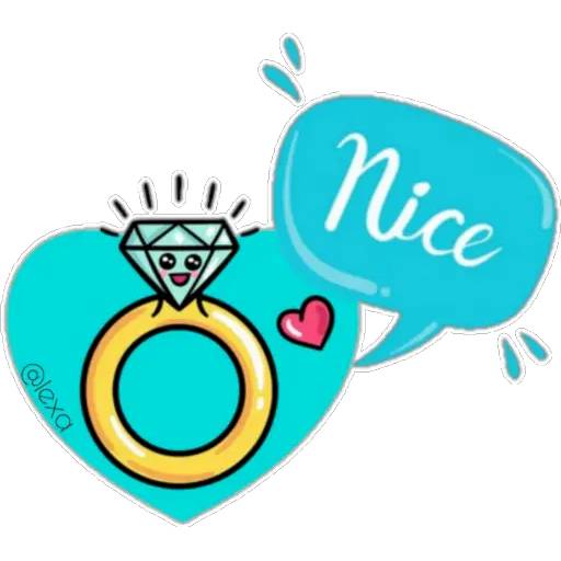 Набор стикеров 💜Cute Words💜 для WhatsApp 21