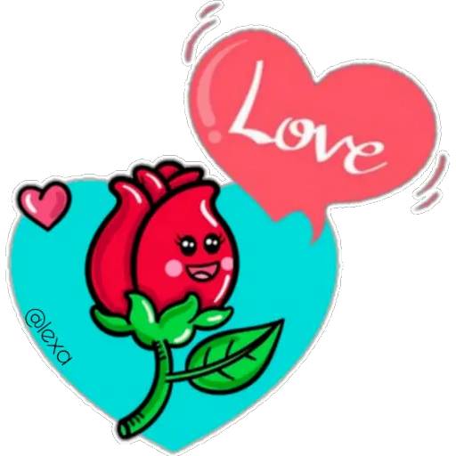 Набор стикеров 💜Cute Words💜 для WhatsApp 22