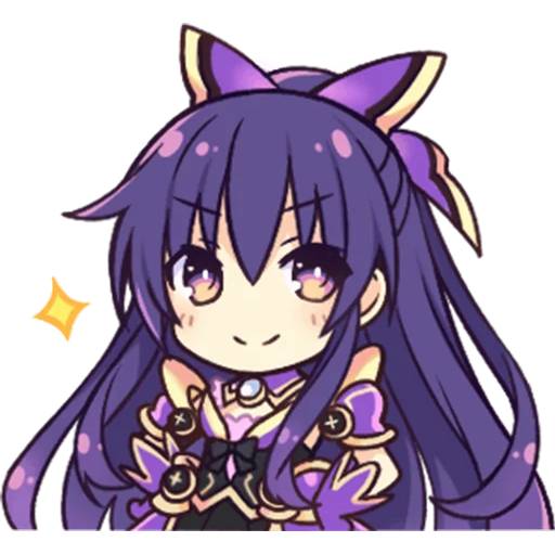 Набор стикеров Date A Live для WhatsApp 1
