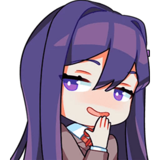 Набор стикеров DDLC для WhatsApp 30