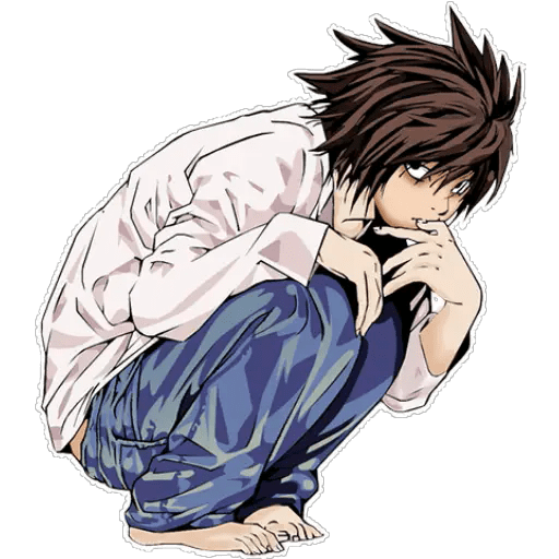 Набор стикеров Death Note для WhatsApp 11