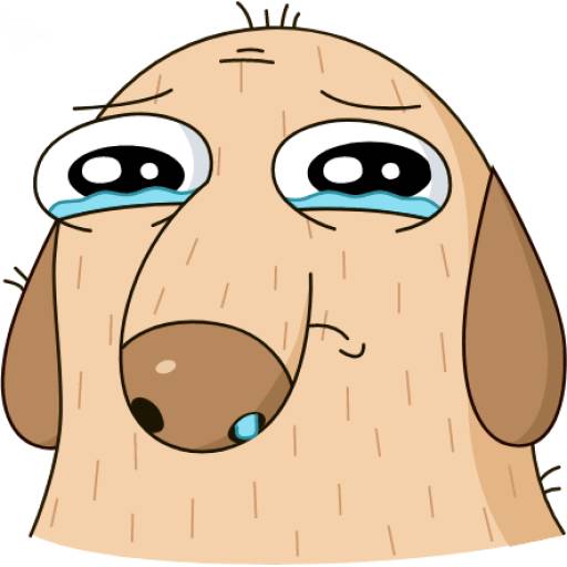 Набор стикеров Diggy the dog для WhatsApp 5