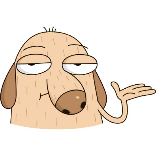 Набор стикеров Diggy the dog для WhatsApp 9