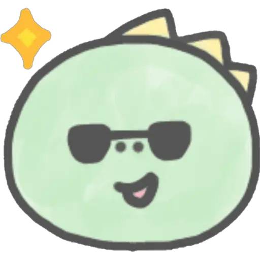 Набор стикеров Dino Emojis для WhatsApp 15