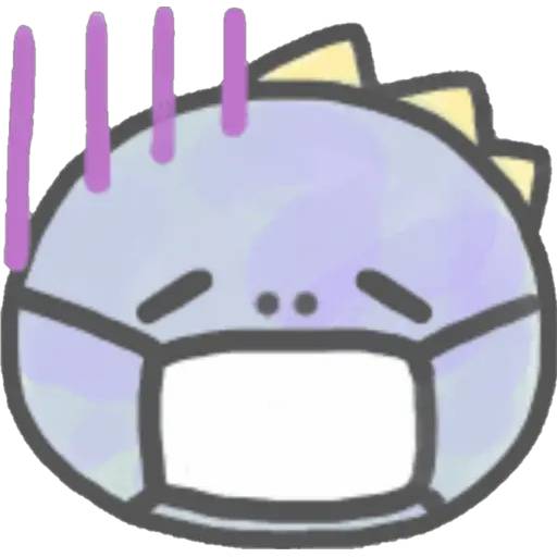 Набор стикеров Dino Emojis для WhatsApp 16