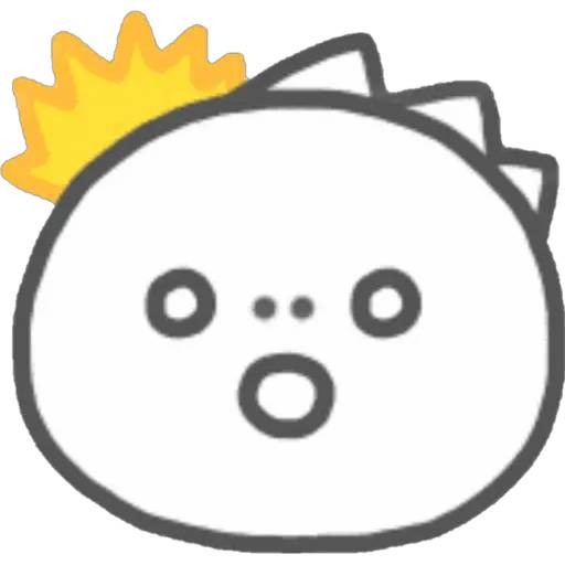 Набор стикеров Dino Emojis для WhatsApp 18