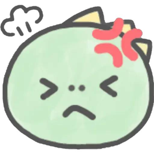 Набор стикеров Dino Emojis для WhatsApp 19