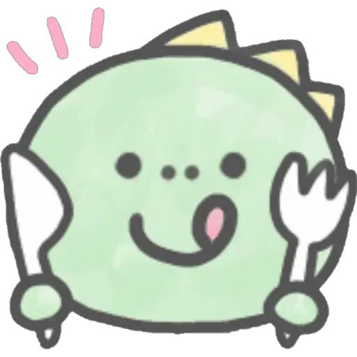 Набор стикеров Dino Emojis для WhatsApp 20