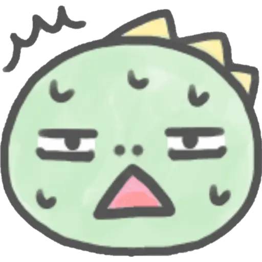 Набор стикеров Dino Emojis для WhatsApp 22