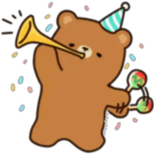 Набор стикеров 🐻🐾ʙᴏɴɴɪᴇ ʙᴇᴀʀ🐾🐻 для WhatsApp 1